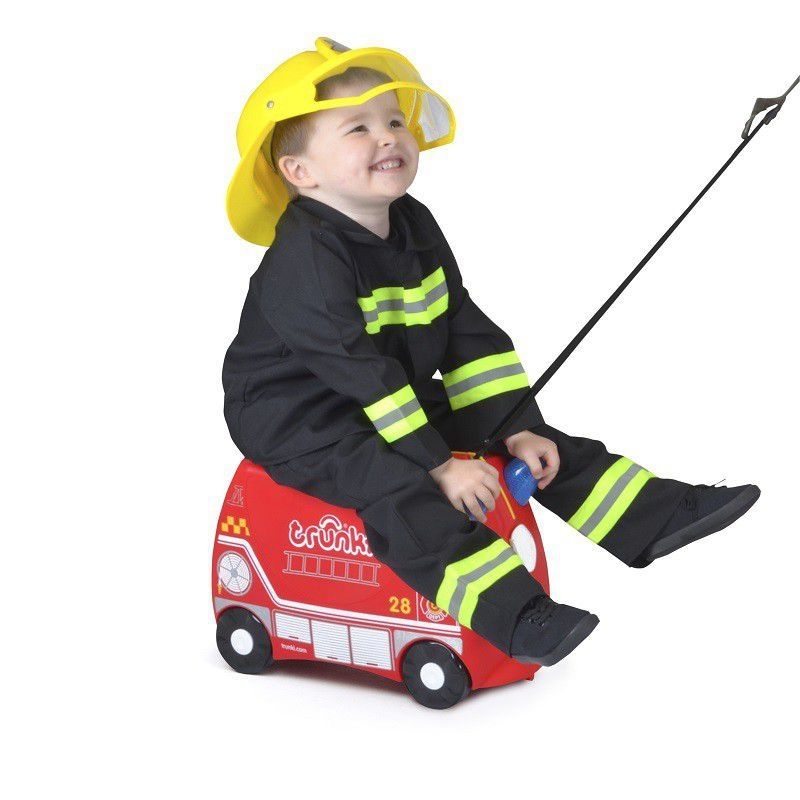Trunki Ride-On Suitcase - Frank the Fire Engine