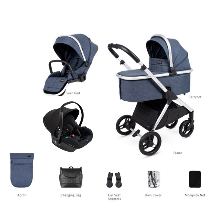 Venicvi Insevio Ocean Blue Travel System Inc Cosmo Car Seat