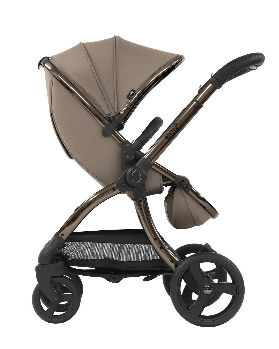 egg3 Luxury Maxi-Cosi Pebble 360 Pro Truffle Travel System Bundle - Mink