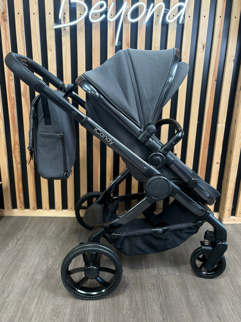 PRE LOVED iCandy Peach 7 Travel System - Phantom/Truffle