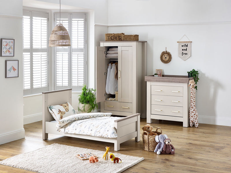 BabyStyle Charnwood Collection Bordeaux 3 Piece Nursery Furniture Set - Oatmeal