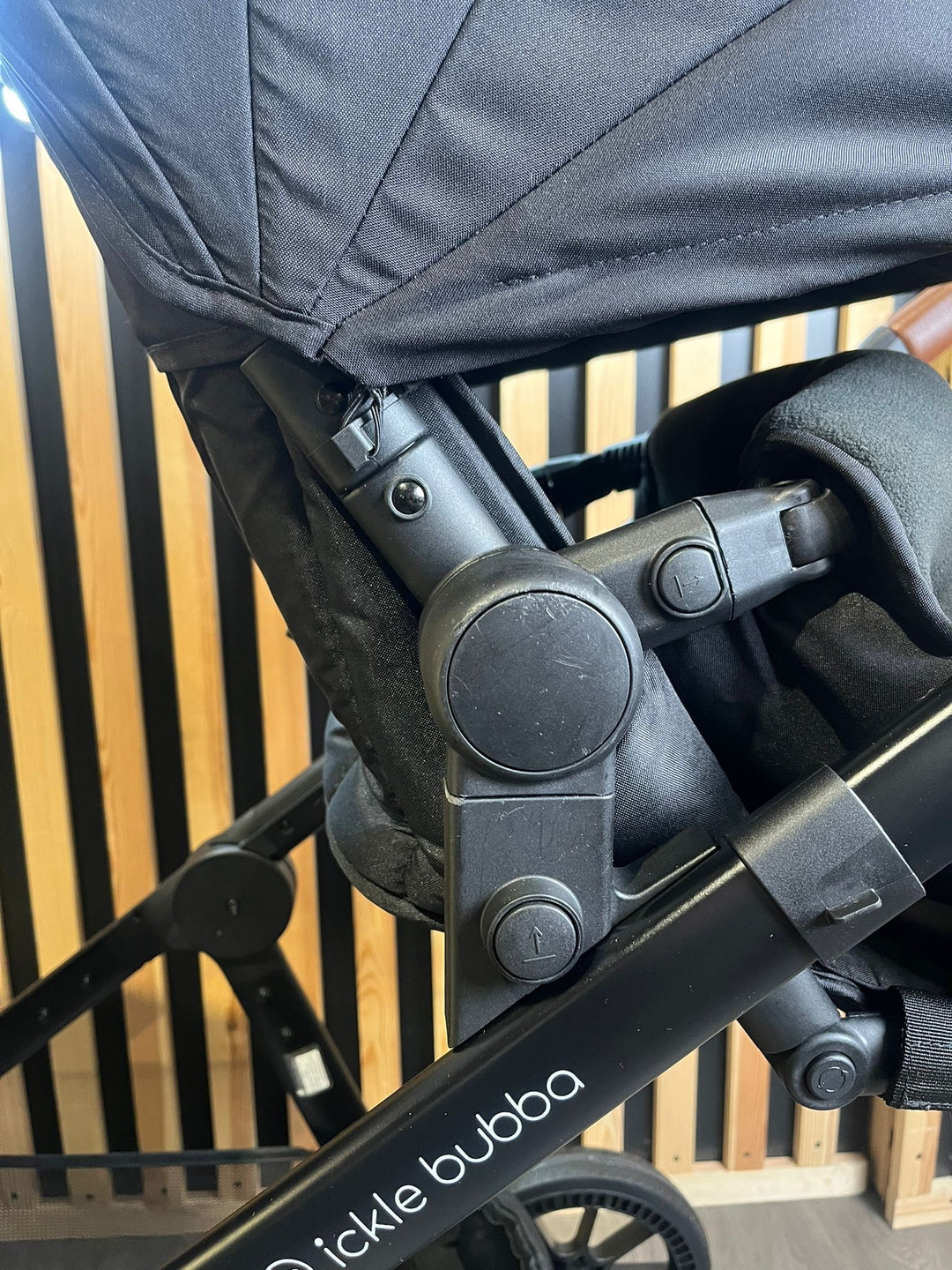 PRE LOVED Ickle Bubba Virgo Double Pushchair Bundle - Black