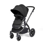 Ickle Bubba Stomp Luxe All-in-One i-Size Travel System with 360 Isofix Base (Nimbus) + Bubba&Me Bedside Crib – 14-Piece Bundle