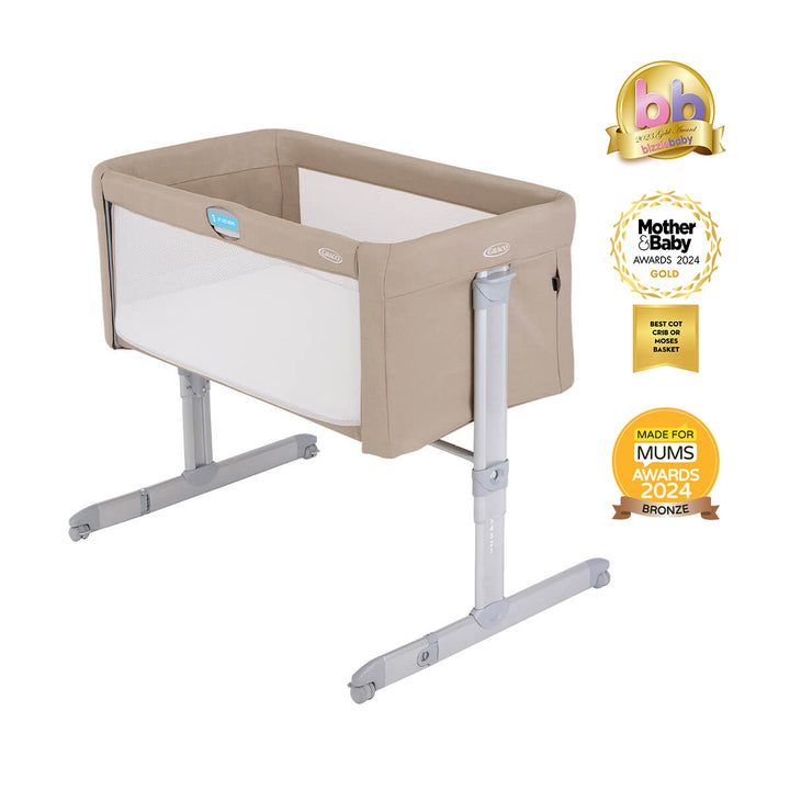 Graco Sweet2Sleep Bedside Bassinet - Oatmeal