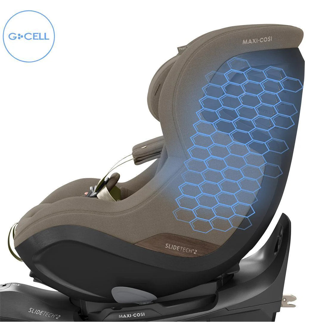 Maxi-Cosi Pearl Slide Pro Car Seat - Authentic Truffle