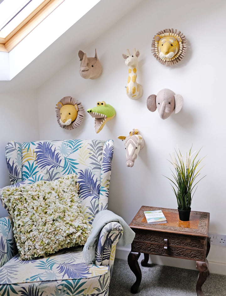 Fiona Walker Noahs Ark Mini Zebra Head