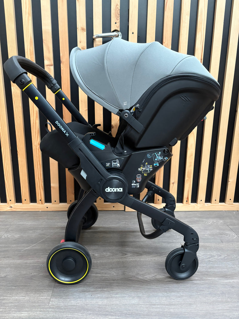 EX DISPLAY Doona X Car Seat & Stroller - Slate Green (Without Newborn Insert)