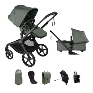 bugaboo fox 5 forest green Bugaboo Fox 5 Renew Complete Pushchair Bundle