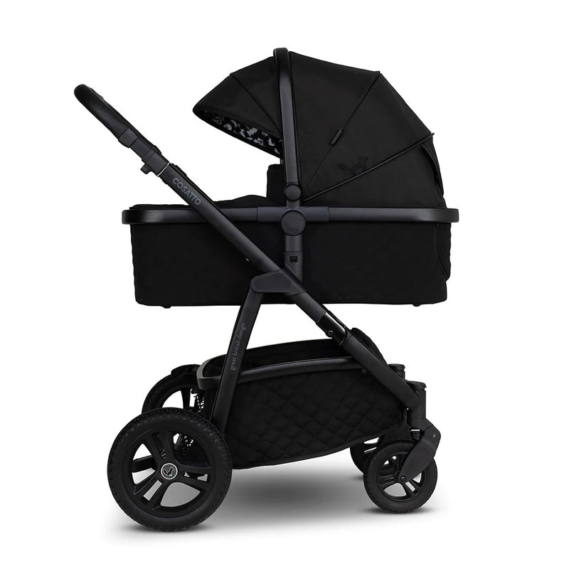 Cosatto Wow 3 Rotate & Recline Cozy Bundle - Silhouette