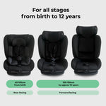 My Babiie MBCS100 2-in-1 Convertible R129 Car Seat - Black