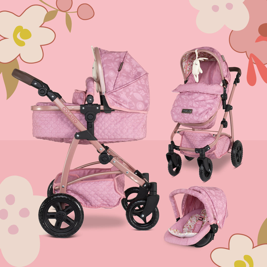 Cosatto Wow 3in1 Complete Dolls Travel System Set - Camille