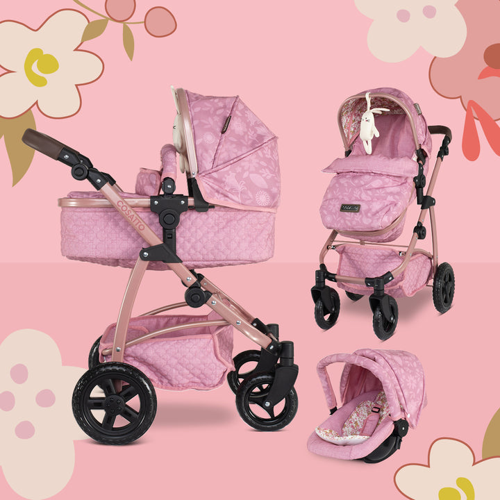 Cosatto Wow 3in1 Complete Dolls Travel System Set - Camille