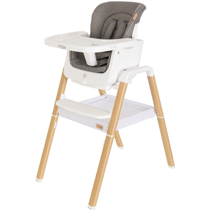 Tutti Bambini 2in1 Nova Highchair/Rocker Bundle-Oak/White