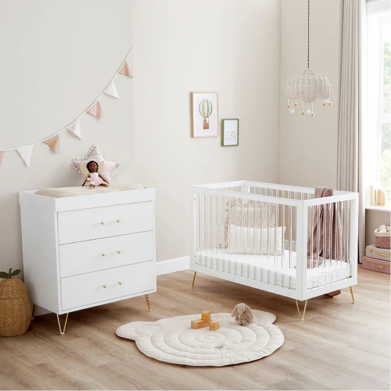 Babymore Kimi Acrylic 2 Piece Nursery Room Set