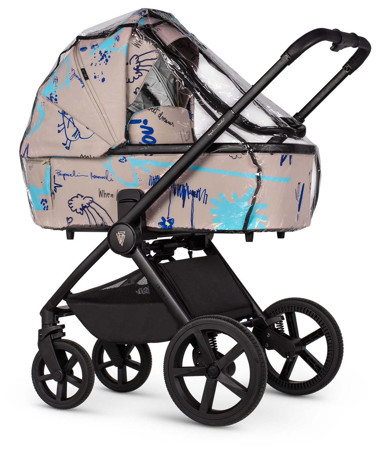 Venicci Upline2 4in1 Travel System Inc 360 Base - Special Edition Draft Beige