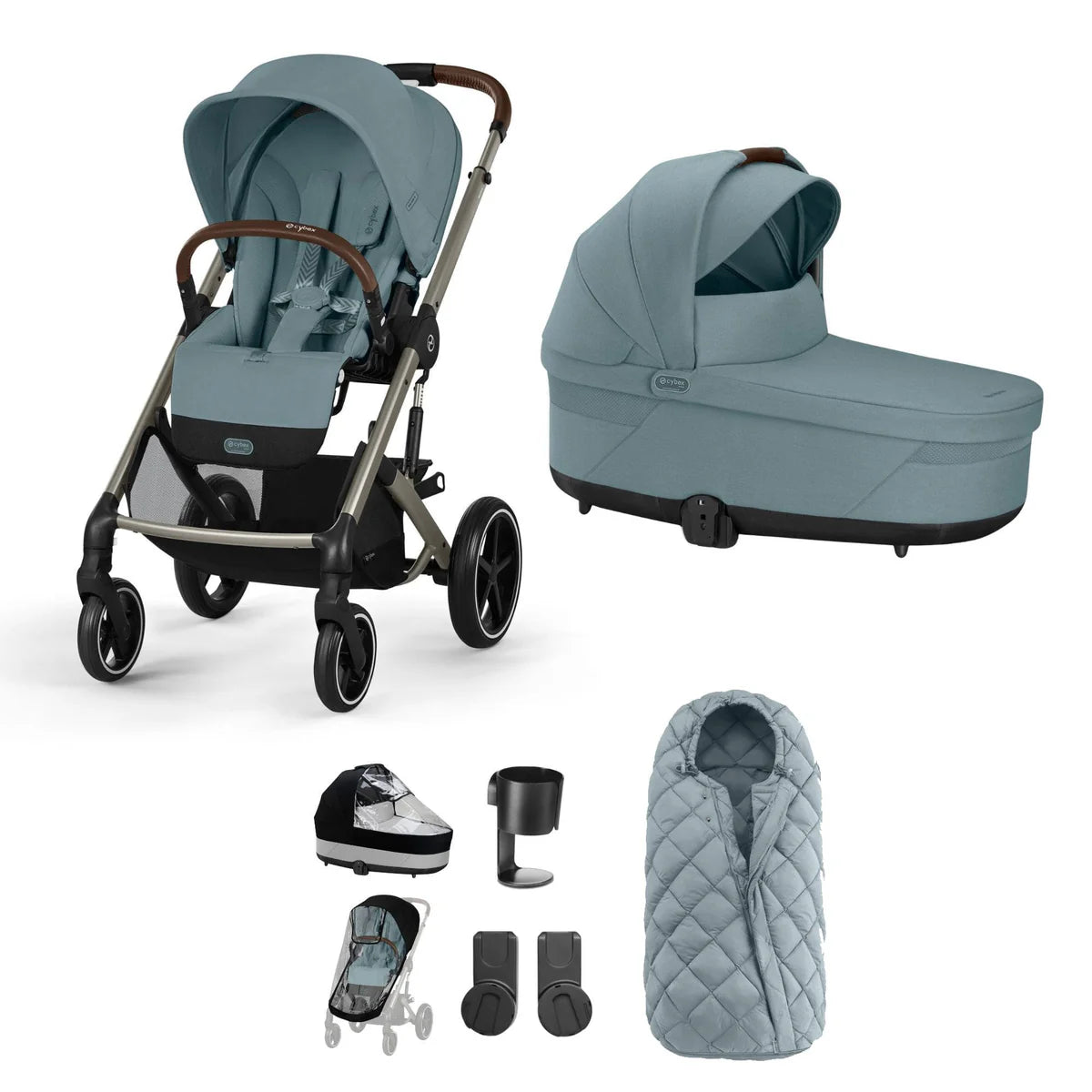 Cybex Balios S Lux Essential Bundle - Stormy Blue