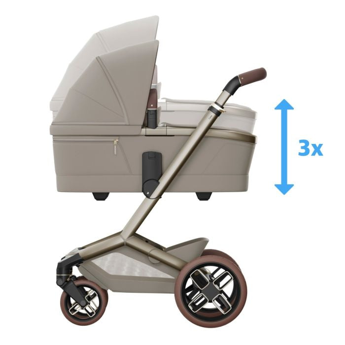 Maxi-Cosi Fame Pushchair & Carrycot - Sapphire Sand (2026 Model)