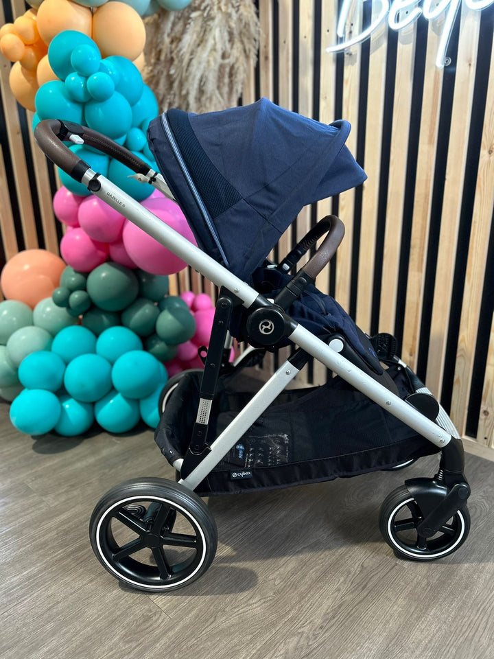 PRE LOVED Cybex Gazelle Pushchair & Carrycot - Ocean Blue