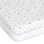 Chicco Next2Me Cotton Forever Cot Sheet 2 Pack - Confetti