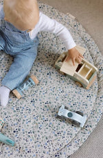 Ralphie Bear Quilted Playmat - Wildflower