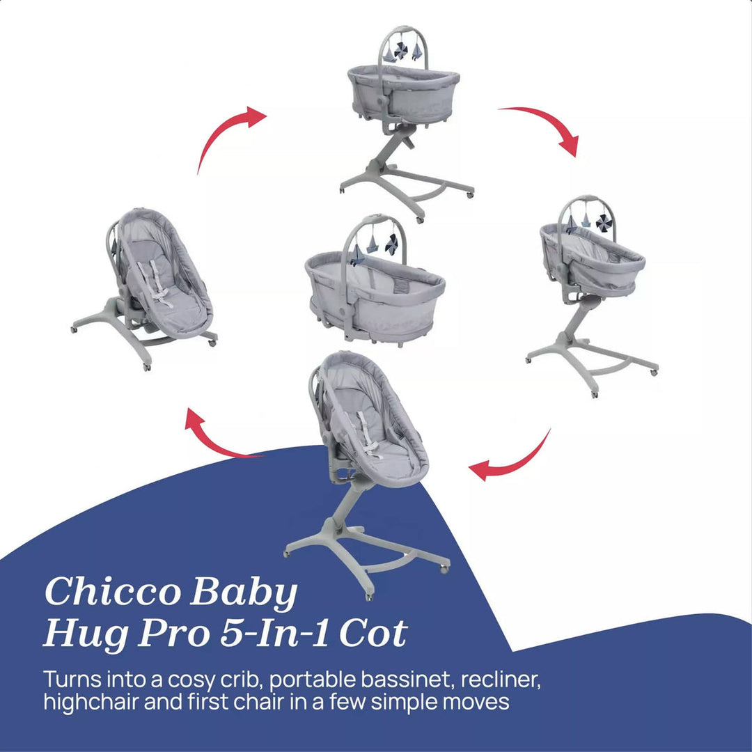 Chicco Baby Hug 5 in 1 - Earl Grey