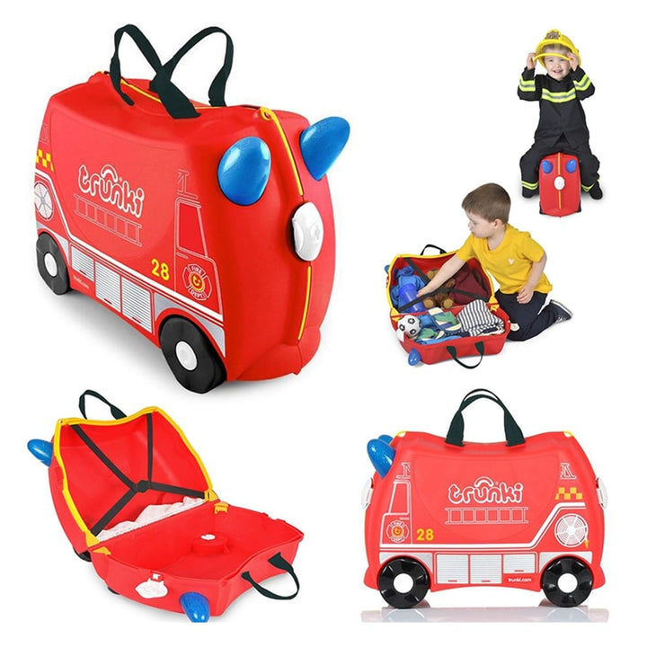 Trunki Ride-On Suitcase - Frank the Fire Engine