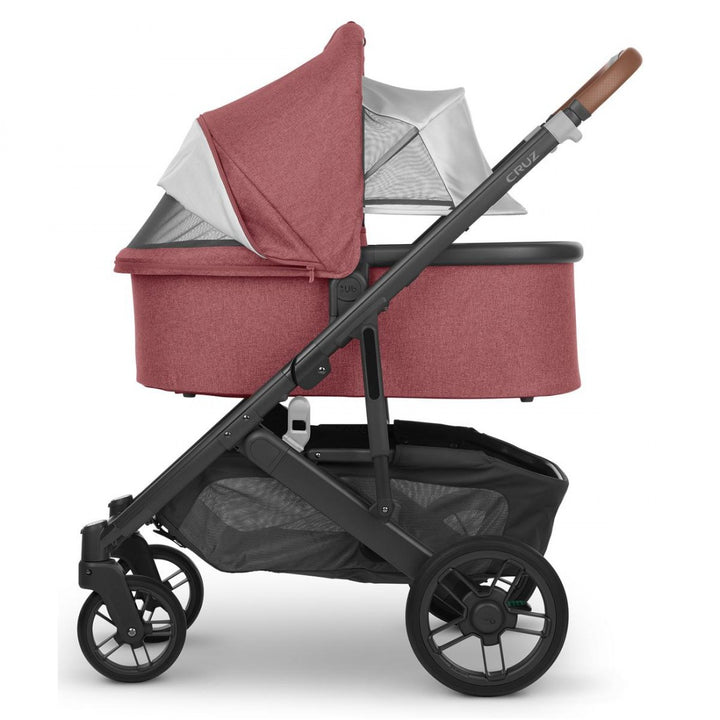 Uppababy Cruz V2 Pushchair + Carrycot + Mesa + Base i-Size Travel System - Lucy