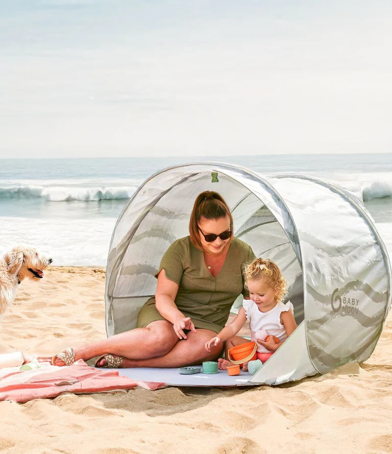 Babymoov Moov & Protect Anti UV Cooling Tent 50+ UPF - Green Lagoon