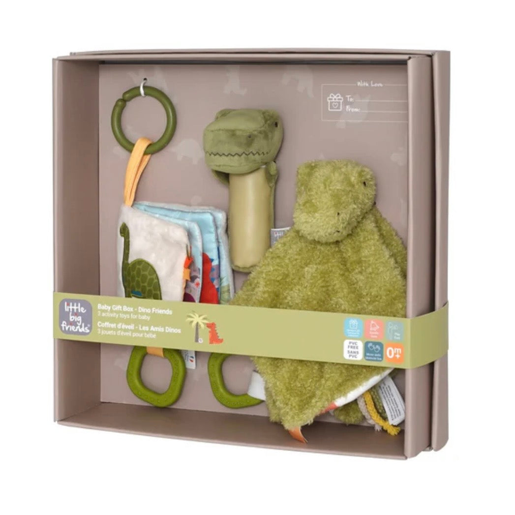 Little Big Friends Baby Gift Box - Dino Friends