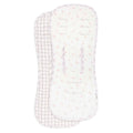 Avery Row Pram Liner - Anemone/Pink Check
