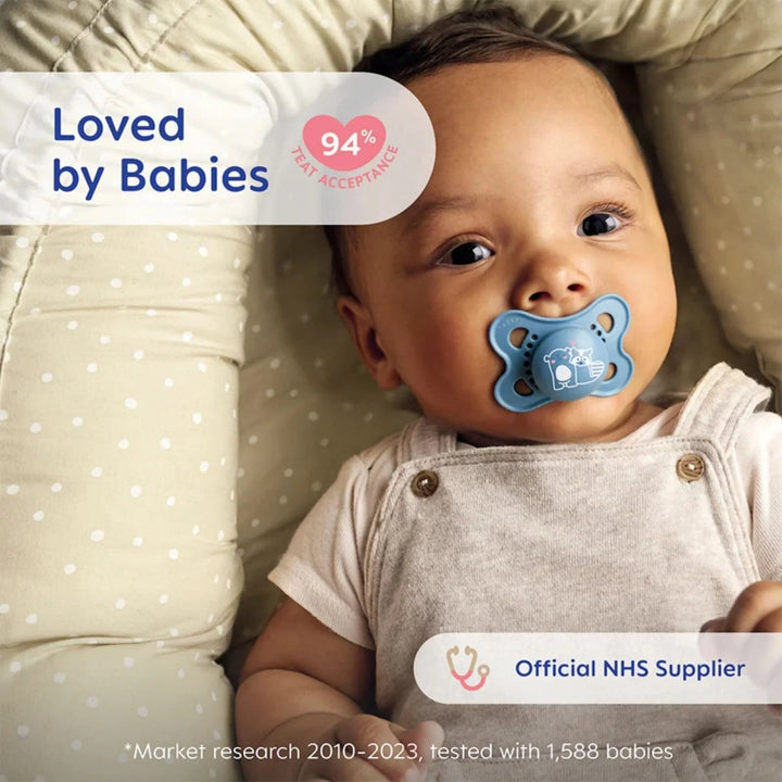 MAM Start 0-2 Months Soother 2 Pack - Pink