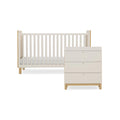 CuddleCo Remi 2 Piece Nursery Furniture Set - Oak & Cashmere