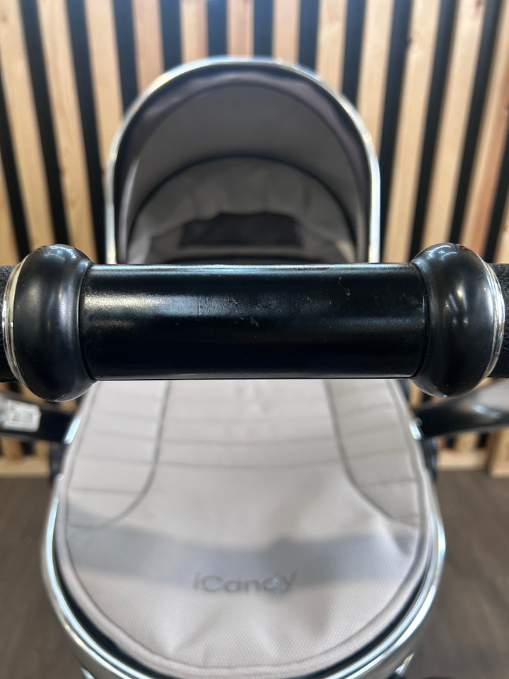 PRE LOVED iCandy Peach 5 2-in-1 Travel System - Beluga Grey