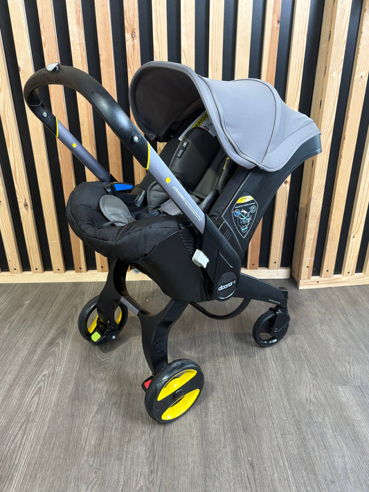 PRE LOVED Doona+ Car Seat & Stroller w/ Accessories - Urban Grey