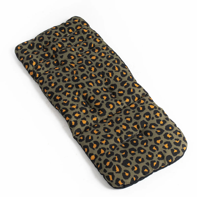 Roma Gemini Double Pushchair - Khaki Leopard
