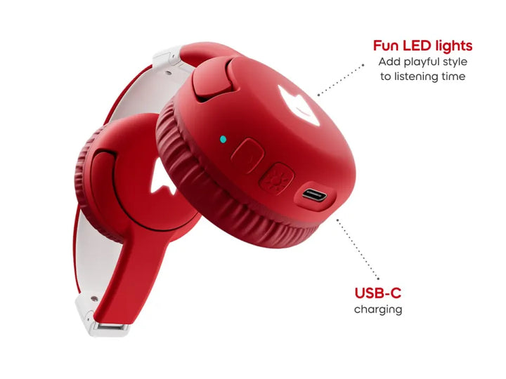 Toniebox 2 Bluetooth Headphones - Sunset Red