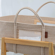 ClevaMama Moses Basket with ClevaFoam Mattress & Stand