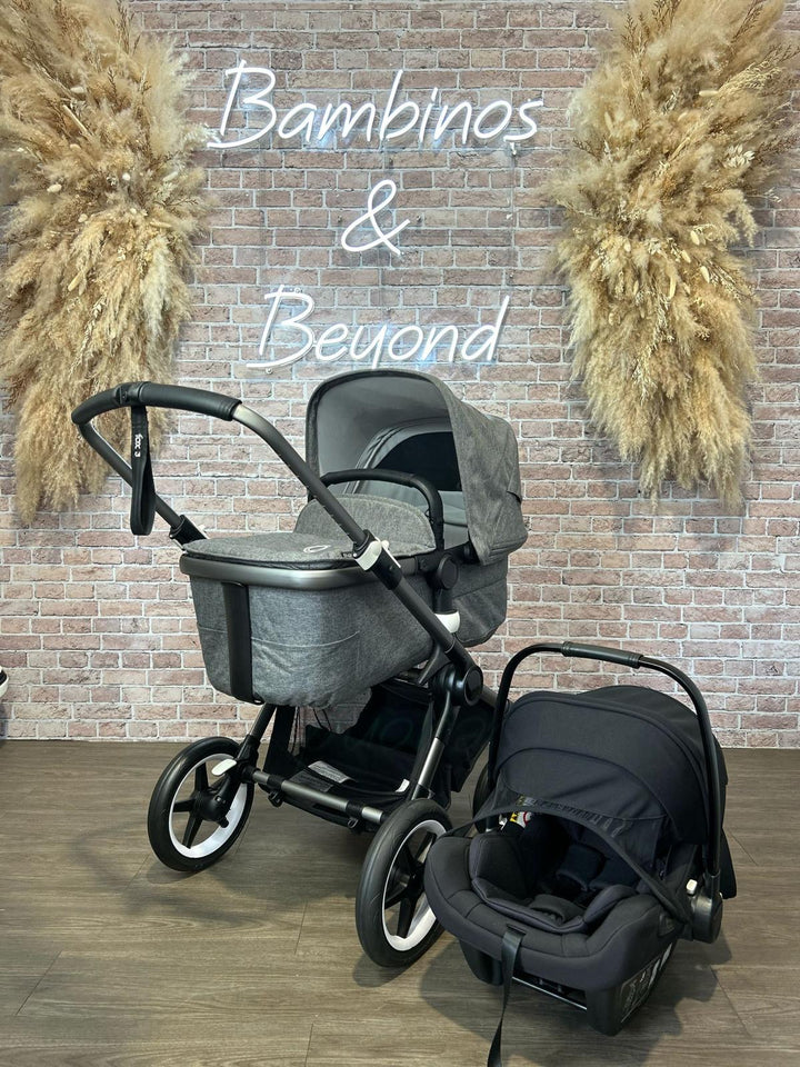 PRE LOVED Bugaboo Fox 3 Travel System - Grey Melange