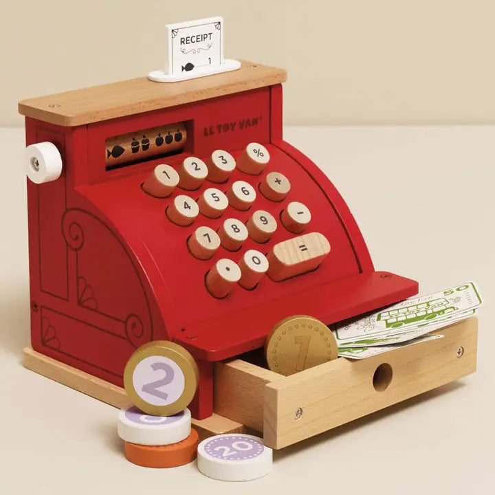 Le Toy Van Shop Till, Cash Register & Money