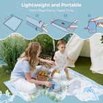 Momcozy Baby Portable Play Mat - Ocean Blue