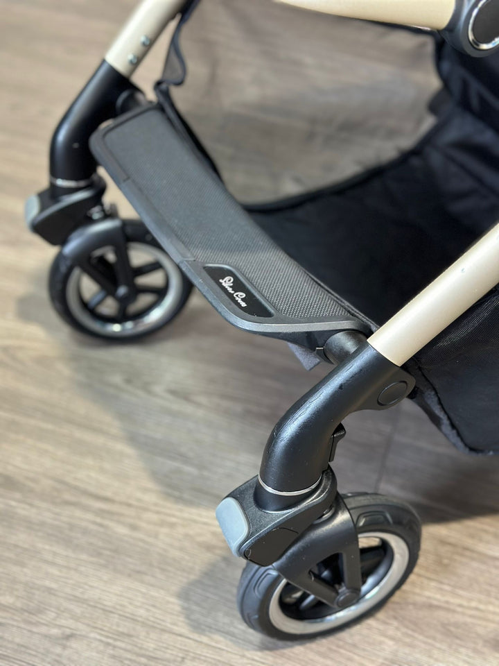 PRE LOVED Silver Cross Dune Pushchair & Compact Folding Carrycot - Stone