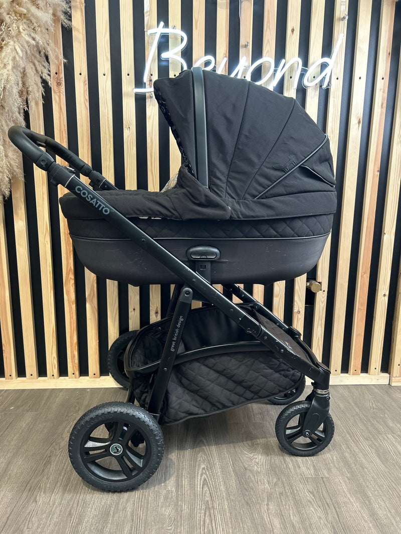 PRE LOVED Cosatto Wow Continental Pram + Pushchair - Silhouette
