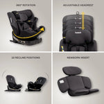 JoviKids Ranger TT 360 Spin All-Stage i-Size Car Seat – Twilight
