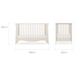CuddleCo Clara Mini 2 Piece Nursery Furniture Set - Cashmere