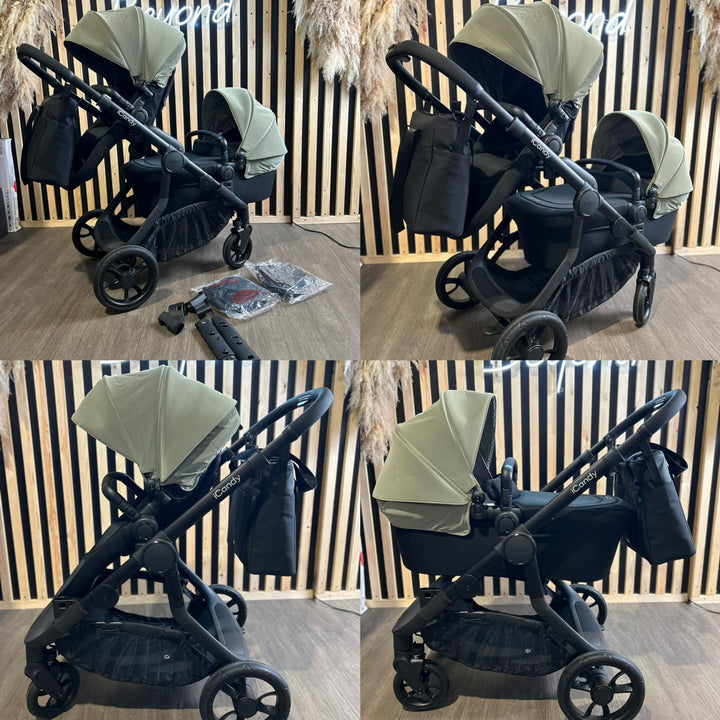 EX DISPLAY iCandy Orange 4 Pushchair Bundle - Pistachio