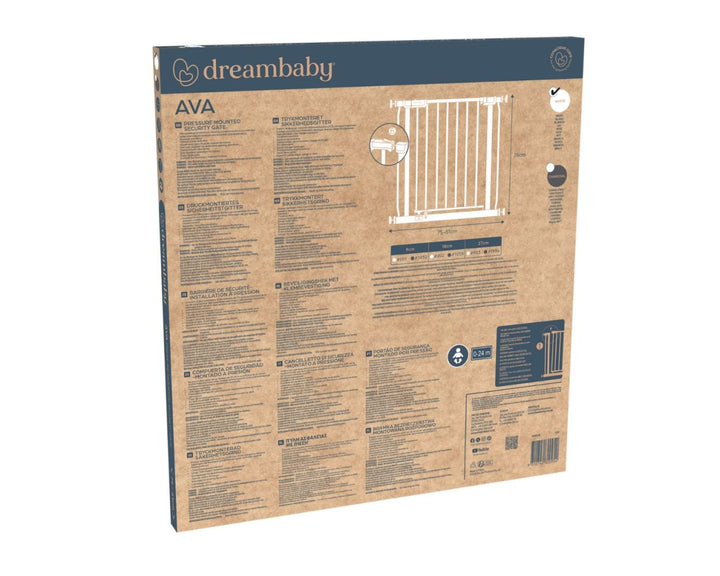 Dreambaby Ava Security Gate - White