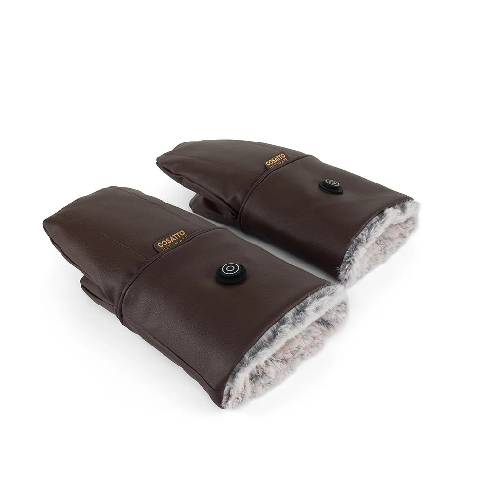 Cosatto Ultimate Heated Snuggle Mitts - Brown