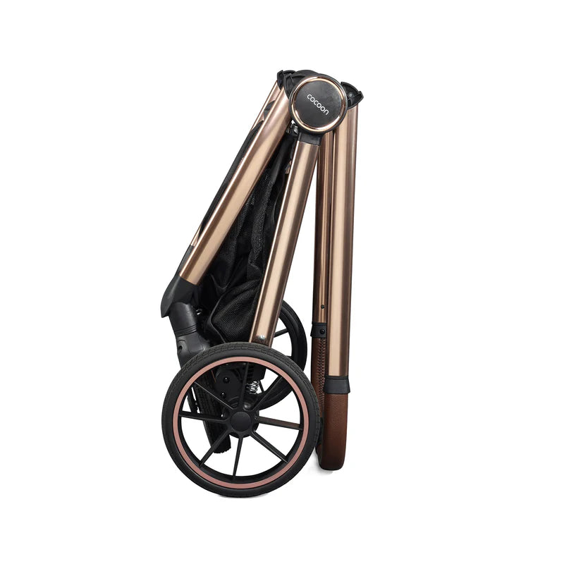 Mee-Go Cocoon Pushchair Bundle with Accessories – Toffee