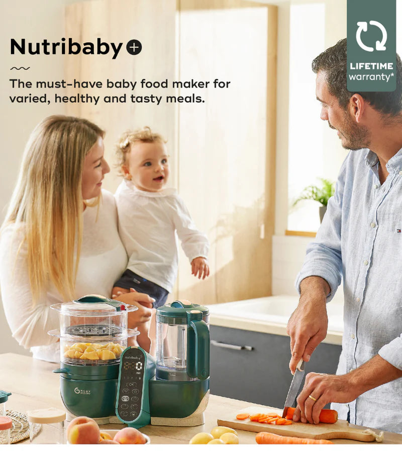 Babymoov Nutribaby+ 6in1 Food Prep Maker Opal Green