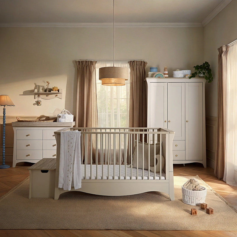 CuddleCo Clara Luxe 3 Piece Furniture Set - Cashmere & Ash